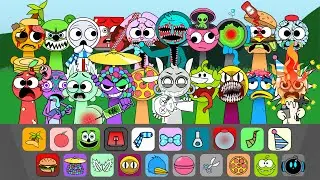 New Incredibox Sprunki OC's But ALL BONUS Characters and Reactions Together!