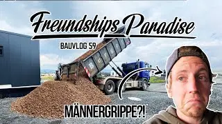 🚧 Wir brauchen MEHR Schotter auf der Baustelle! Dominik hat die Männergrippe 🤧 Bauvlog 59