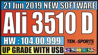 Ali 3510d New Software 2019 HW 104 00 999 Upgrade With USB By FRIEND4U