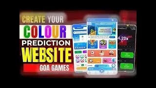 How to make color prediction website | Color Prediction Game App Kaise Banaye | goa game kaise bnaye
