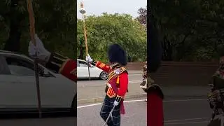 Drum Major of 2 SCOTS P&D at Freedom of Clackmannanshire Parade #shorts #military #drummajor