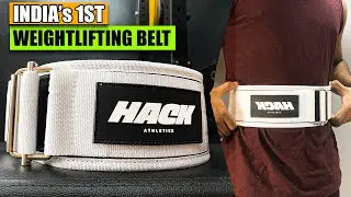 Unboxing India's 1ST Weightlifting Belt - Made for Weightlifting & Crossfit