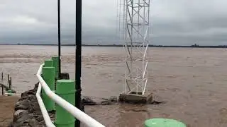 Rio Uruguay, anfiteatro inondato.