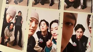 Hanlim F3 GOT7 Yugyeom and Woodz dancing with OnlyOneOf Yoojung to skinz