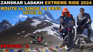 Ep-04 | SINGELA PASS (Part-1) | RIVER CROSSING बढ़िया वाली | Padum to LEH