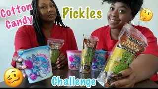 THE COTTON CANDY PICKLES CHALLENGE | EATING SHOW 🍭