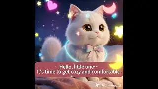 Mina the Moonlight Cat | Calming Bedtime Story to Help Kids Fall Asleep Fast 🌙✨ mina 0125