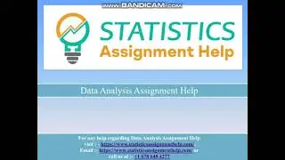 Data Analysis Assignment Help