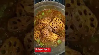 Crispiest Honey Chilli Lotus Stem | Best Chinese Starter Ever #shorts #peppermintfood #lotusstem