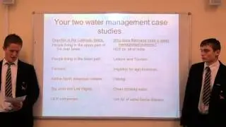Two water management case studies