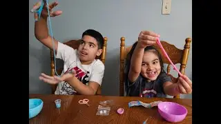 Slime Mystery Ball Unboxing with my little sister
