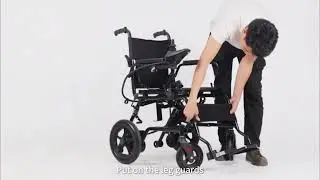 Dual-Motor Folding Electric Wheelchair | Heavy-Duty 100kg Mobility Aid YSE116