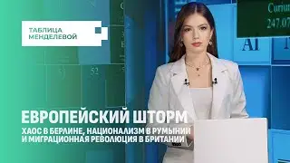 Хаос в Берлине, национализм в Румынии и миграционная революция в Британии. Таблица Менделевой