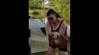 On a dry hook ???