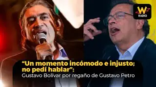 “Un momento incómodo e injusto; no pedí hablar”: Gustavo Bolívar por regaño de Gustavo Petro