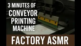 3 Minutes of Conveyor Printing Machine Sound &ndash; Factory ASMR