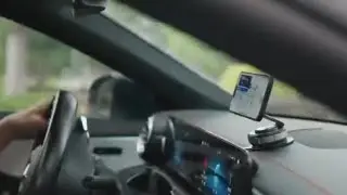 Car Mount Phone Holder with Enhanced Vacuum Suction Cup, Strong N52 Magnets, 360&deg; Adjustable