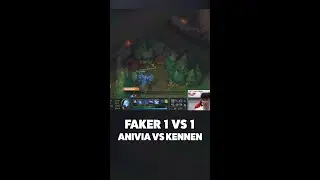 Wait.. WHAT!? FAKER 1 VS 1 ANIVIA KENNEN