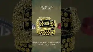 Rhinestone Belts | Blue Rhinestone Belt