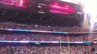 Houston Texans 2014 Home Season Opener Star Spangled Banner Intro
