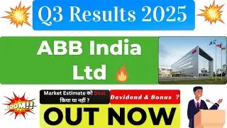 ABB India Ltd Q3 Result | Q3 Result ABB India | ABB q3 result today | share market update