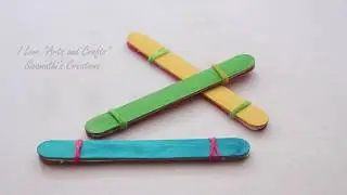 Mouth Organ - Simple Kid's Crafts - Popsicle Stick Mouth Organ