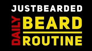 Daily beard routine