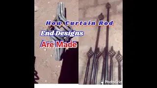 How Curtain Rods/Rails Ends Designs Are Made