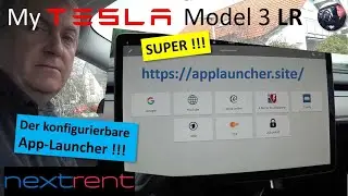 Der konfigurierbare AppLauncher f&uuml;r das Model 3 | nextrent.de
