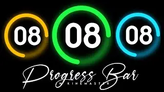 | How to make proffesnal progress bar in kinemaster | By Tec master |