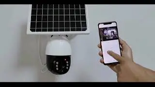 Outdoor Wireless Camera 4G PTZ Solar CCTV Camera - IPPro EseeCloud