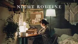 SUB) Мои ночные распорядки 🌙 Спокойный осенний вечер 🍂