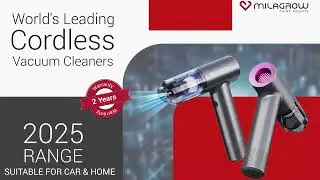 New Launch 2025 Milagrow Portable Vacuum Cleaner