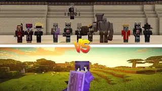 Me vs All Bosses Pillagers (Minecraft 1.19.2 Forge)