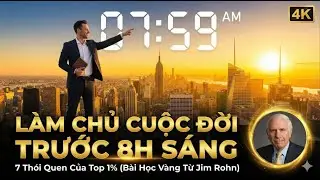 L&Agrave;M CHỦ CUỘC ĐỜI Trước 8h S&aacute;ng: 7 Th&oacute;i Quen Của TOP 1% | B&agrave;i Học V&agrave;ng Từ JIM ROHN