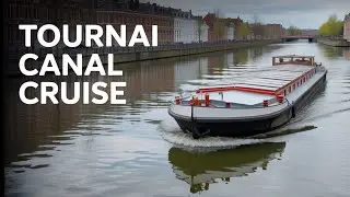 🚢 Constant River Work on L&rsquo;Escaut ✨ Two Cargo Barges Heading to the Netherlands 🇳🇱🌊