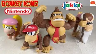ВОТ И НАЧАЛО! Обзор фигурки Donkey Kong Diddy Dixie Cranky от Jakks Pacific World of Nintendo