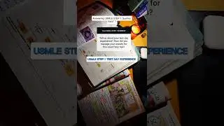 USMLE Step 1 Test Day Anxiety?You're not Alone! See description for some tips! #usmlestep1