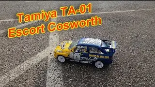 Tamiya Michelin Pilot Sport Escort Cosworth, TA-01 Chassis                    Details in Description