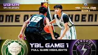 Bangkok Giants vs Bangkok Storm | U13 - U14 | GAME 1 Full Highlights | YBL THAILAND SEASON 3