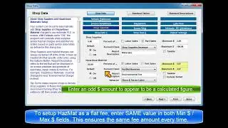 Mitchell 1 Manager SE Shop Management Software Setup HazMat Charges