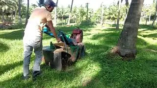 vst, sakthi 10hp performance agriculture work