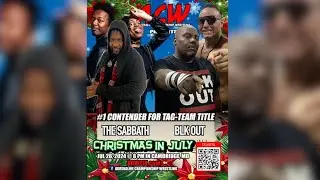 BLK Out vs The Sabbath: #1 Contenders Match - Christmas in July // #acw