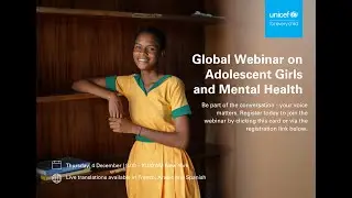 Adolescent Girls and Mental Health Webinar | December 4, 2025 | Recording