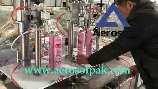 Desktop Semi-Automatic Aerosol Filling Machine