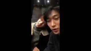 171116 BIGSTAR Raehwan Instagram Live (feat. The Unit B - Yellow Team) - Part 1