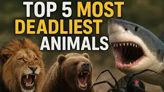 Top 5 Most Deadliest Animals in the world #ancienthistory #flood