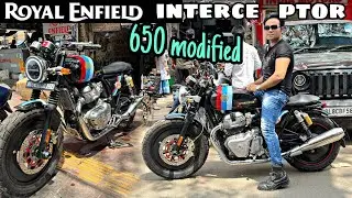 RE Inerceptor 650 Modified | Graphics stickering wrap | ￼Bike Modifications 😎￼