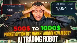 POCKET OPTION TRADING ROBOT AND MY NEW AI BOT? MAKING 1000$ YOU HAVE TO TRY THIS BOT!!!