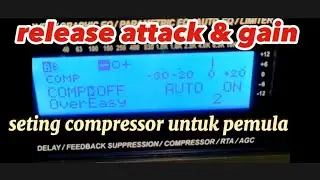 Как настроить компрессор Driverack dbx 260 для начинающих